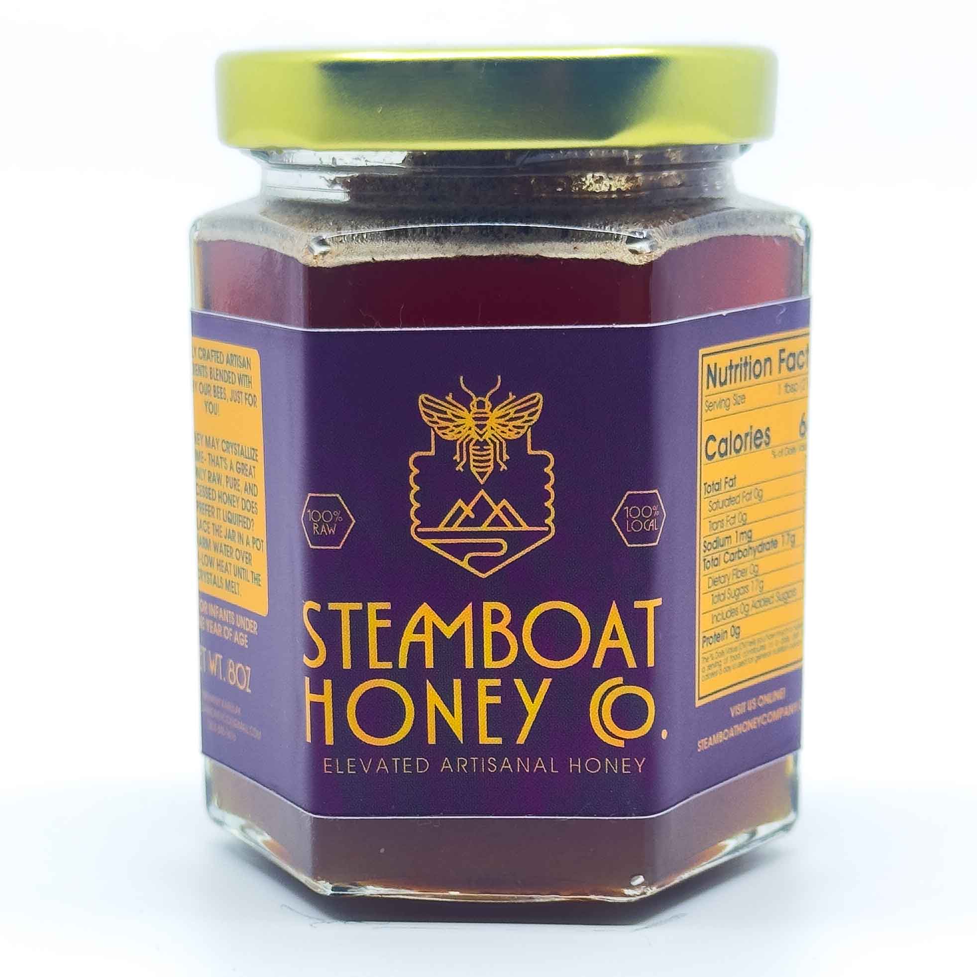 Dried Apple & Cinnamon Stick Honey