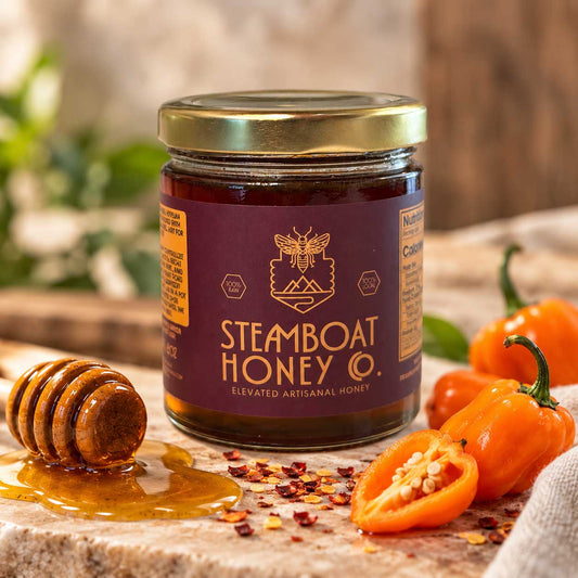 Habanero Hot Honey - Steamboat Honey Company